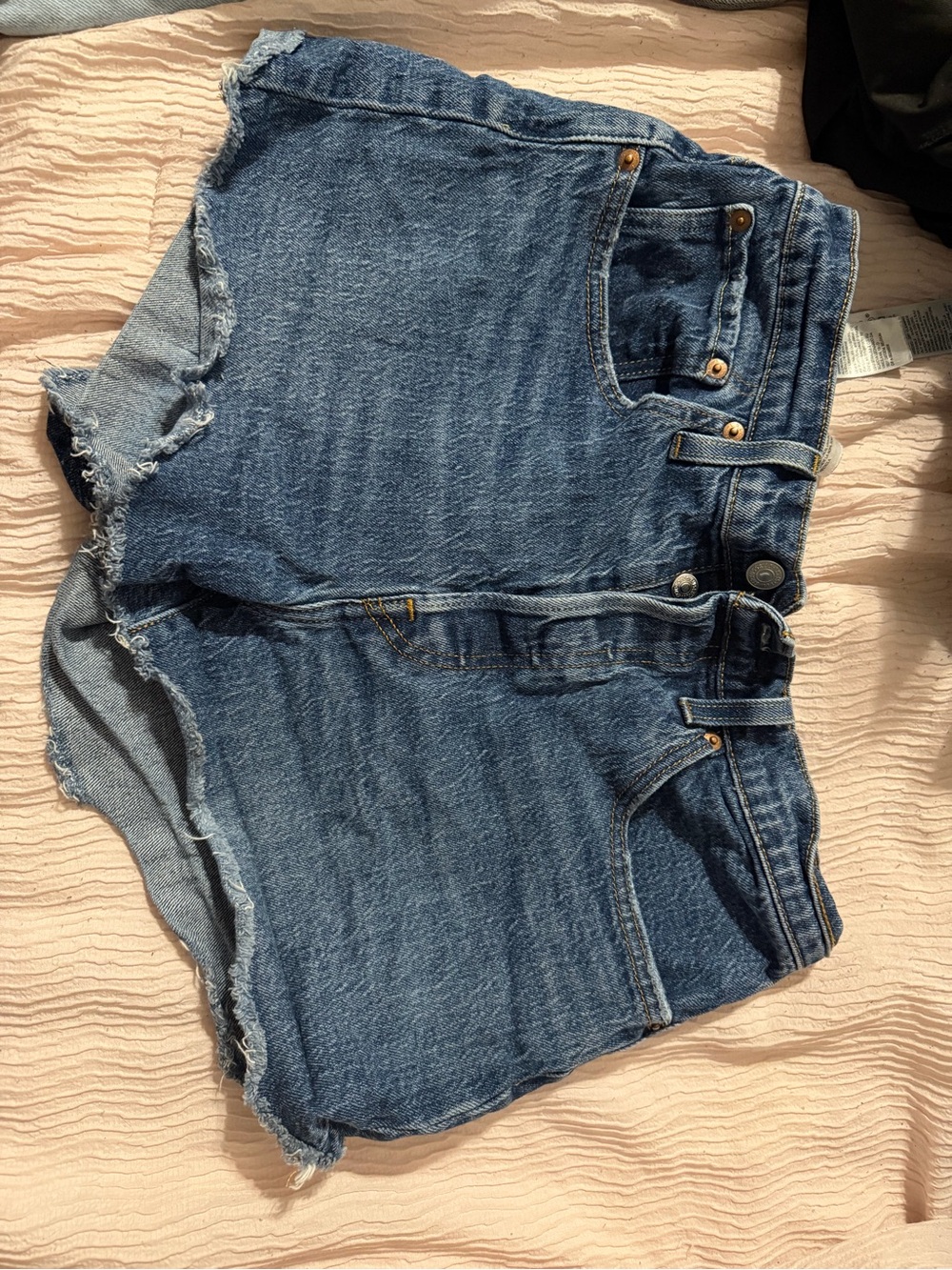 Women’s Blue Denim Cutoff Shorts